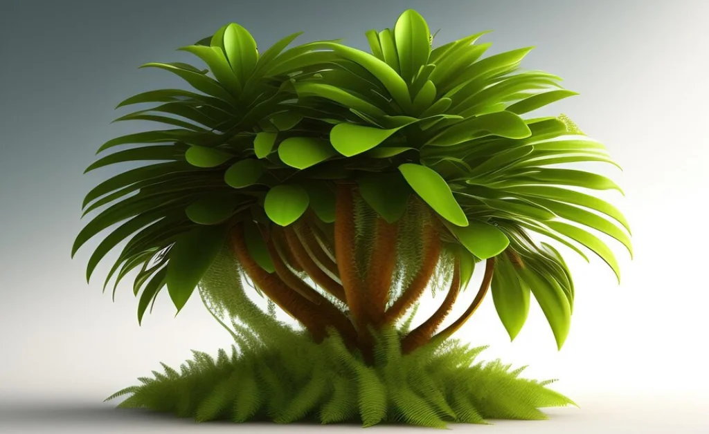 areca palm tree plastic